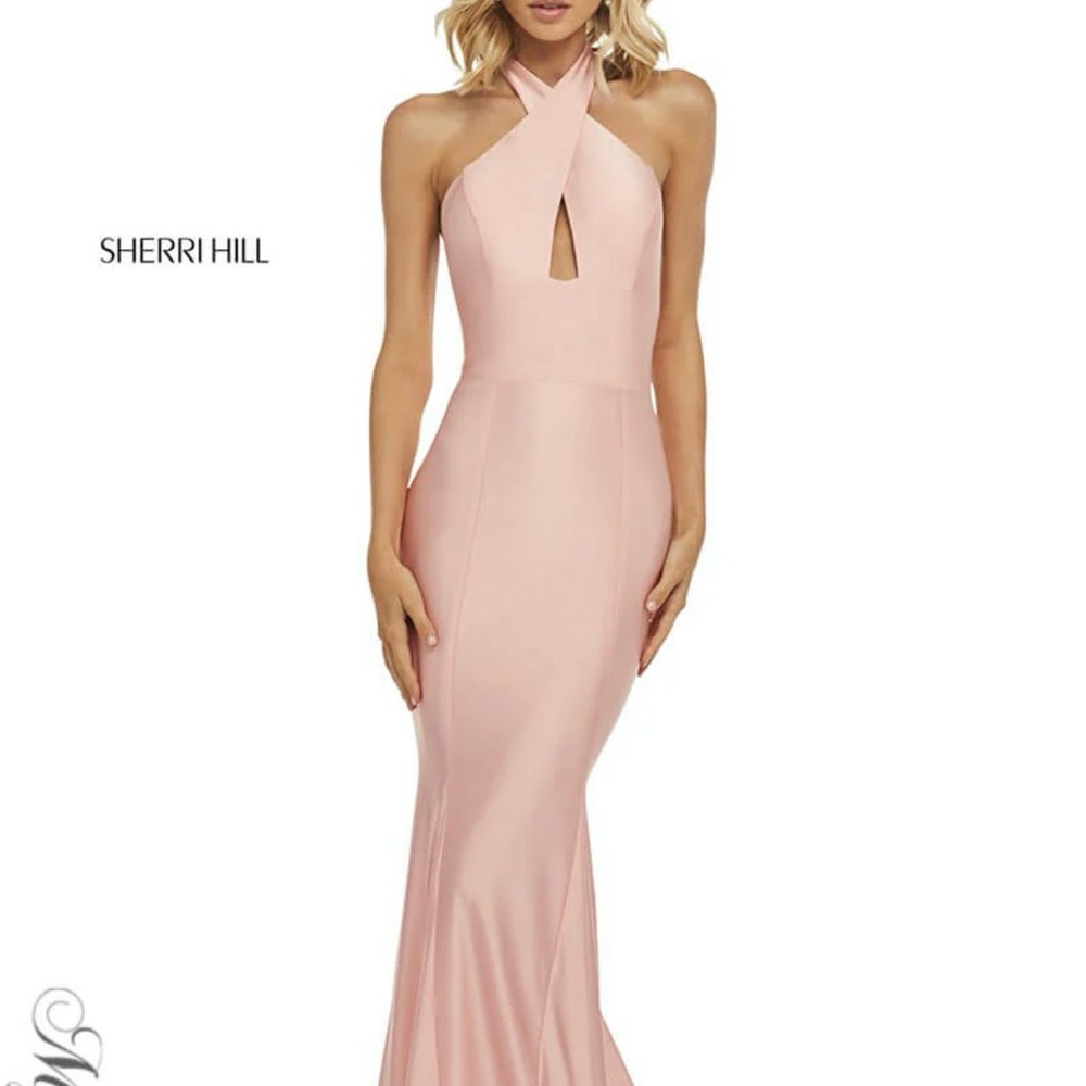 Sherri Hill Blush Gown. Worn twice.